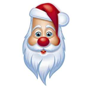 Santa Cartoon B PNG image