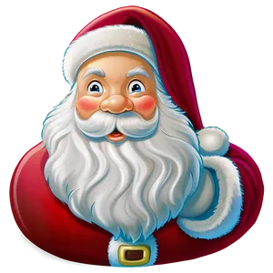 Santa Cartoon C PNG image