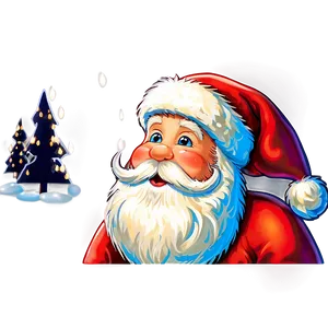Santa Claus And Christmas Lights PNG 39 PNG