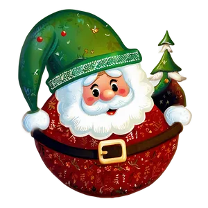 Santa Claus And Elves PNG 45