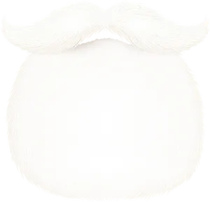 Santa Claus Beard Illustration.png PNG image