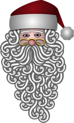 Santa Claus Cartoon Portrait