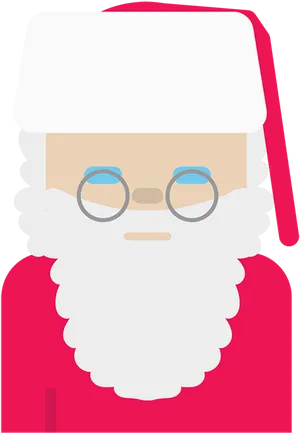 Santa Claus Cartoon Portrait PNG image