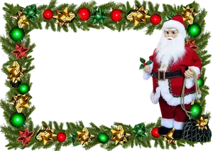 Santa Claus Christmas Frame