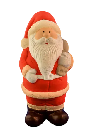 Santa Claus Figurine Transparent Background
