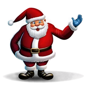 Santa Claus Greeting PNG Imm25