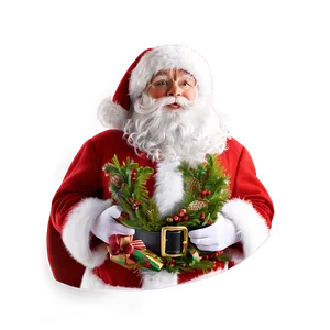Santa Claus Greeting PNG Ylm