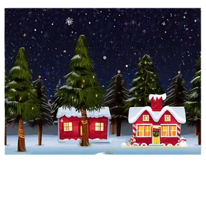 Santa Claus North Pole Home Png Hsi33 PNG image