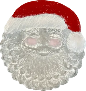 Santa Claus Portrait Artwork PNG image