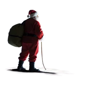 Santa Claus Silhouette Png Gro PNG image