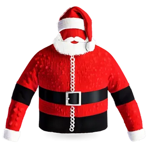 Santa Claus Ugly Sweater PNG 11 PNG