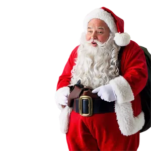 Santa Claus With Bag Png Wye PNG image