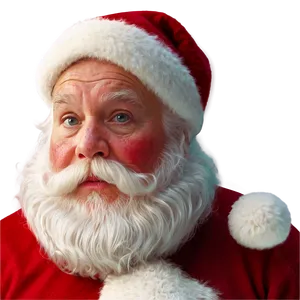 Santa Claus With Candy Cane PNG Dlf