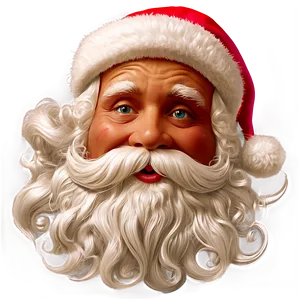 Santa Face Clipart Png 06262024 PNG image