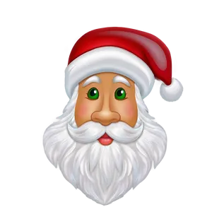 Santa Face For Crafts PNG 06282024