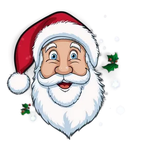 Santa Face For Crafts PNG Hdl53 PNG
