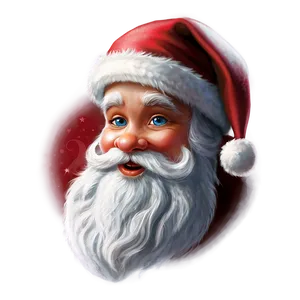 Santa Face For T-shirt Print PNG Riw22 PNG