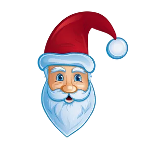 Santa Face Template PNG Wdu85 PNG