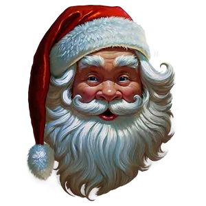 Santa Face With Ho Ho Ho PNG Qwe PNG