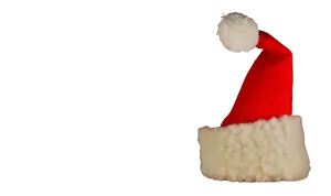 Santa Hat Black Background PNG image