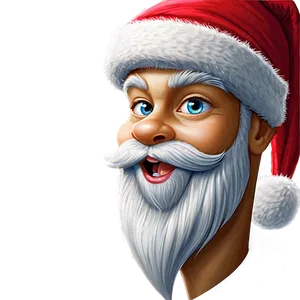 Santa Hat Cartoon B PNG image