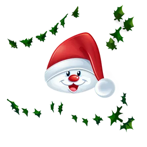 Santa Hat Cartoon Happy PNG 16