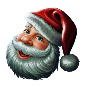 Santa Hat Cartoon Happy PNG 7
