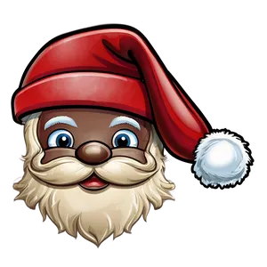 Santa Hat Cartoon Illustration Png 06272024 PNG image