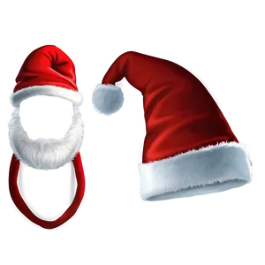 Santa Hat Cartoon Outline Png Ghj PNG image