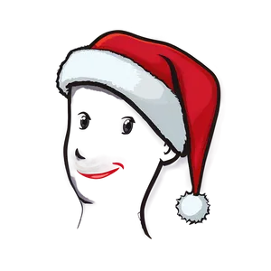 Santa Hat Cartoon Png 06272024 PNG image