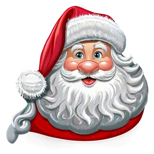 Santa Hat Cartoon Scene PNG Xqh