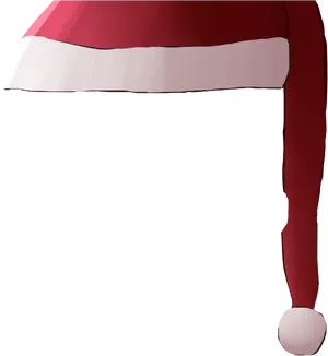 Santa Hat Corner Graphic