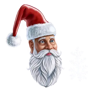 Santa Hat With Beard PNG Lcl PNG