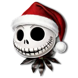 Santa Jack Skellington Glow PNG 50