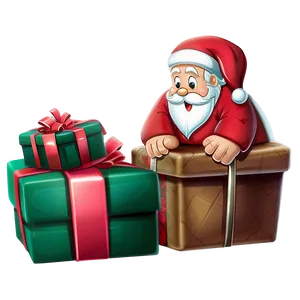 Santa's Christmas Gifts Png 05242024 PNG image