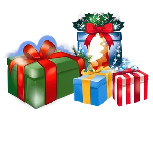 Santa's Christmas Gifts Png 98 PNG image