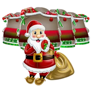 Santa's Gift Sack Png Gau PNG image