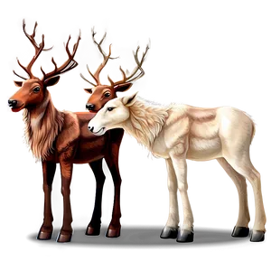 Santa's Reindeer Barn North Pole PNG Kot PNG