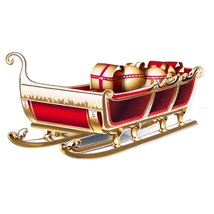 Santa's Sleigh Decorations PNG 06122024 PNG