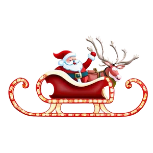 Santa's Sleigh Decorations PNG 34 PNG
