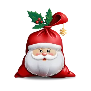 Santa Sack Design Png 34 PNG image