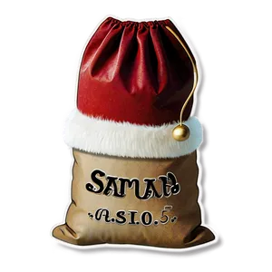 Santa Sack Png 06282024 PNG image