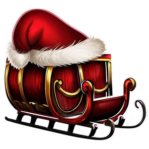 Santa Sleigh Clipart Png 60 PNG image