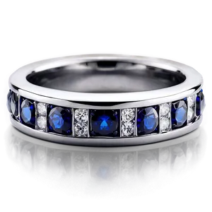 Sapphire And Diamond Rings PNG 56