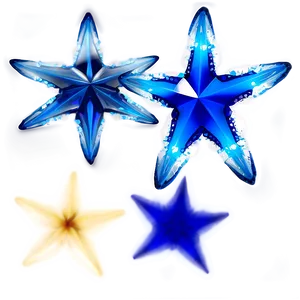 Sapphire Sparkle Stars PNG 06252024