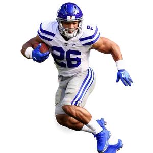 Saquon Barkley Action Shot PNG Wpc84