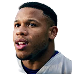 Saquon Barkley Close-up Action Png 89 PNG image