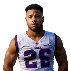 Saquon Barkley Determined Look Png Cns20 PNG image