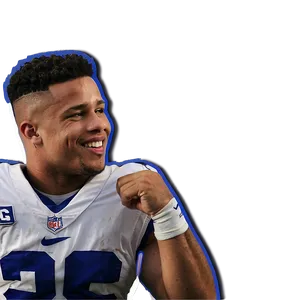 Saquon Barkley Fan Interaction Png 06122024 PNG image