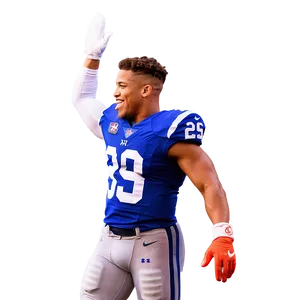Saquon Barkley High-five Teammate PNG 71 PNG